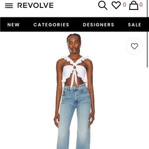 Revolve MAJORELLE Olive Crop Top